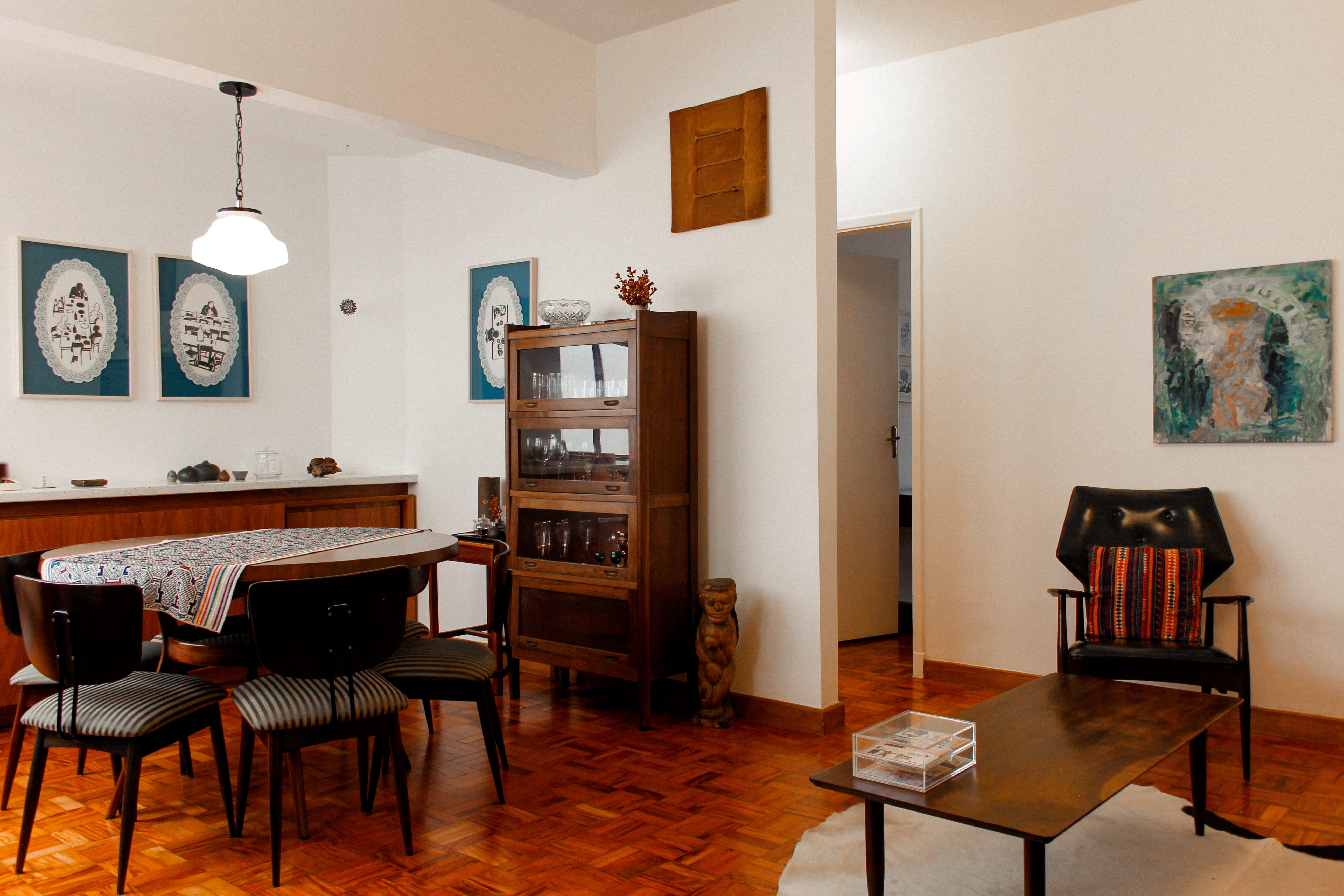 nuarquitetura arquitetura interiores reforma marcenaria apartamento melo alves são paulo estrutura parente estruturaparente cozinha aberta cozinhaaberta chao de taco chãodetaco granito preto granitopreto armáriossobmedida armários sob medida porcelanatomacico porcelanato maciço macico